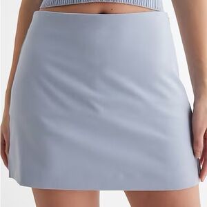 Express Light Blue Mini Skort